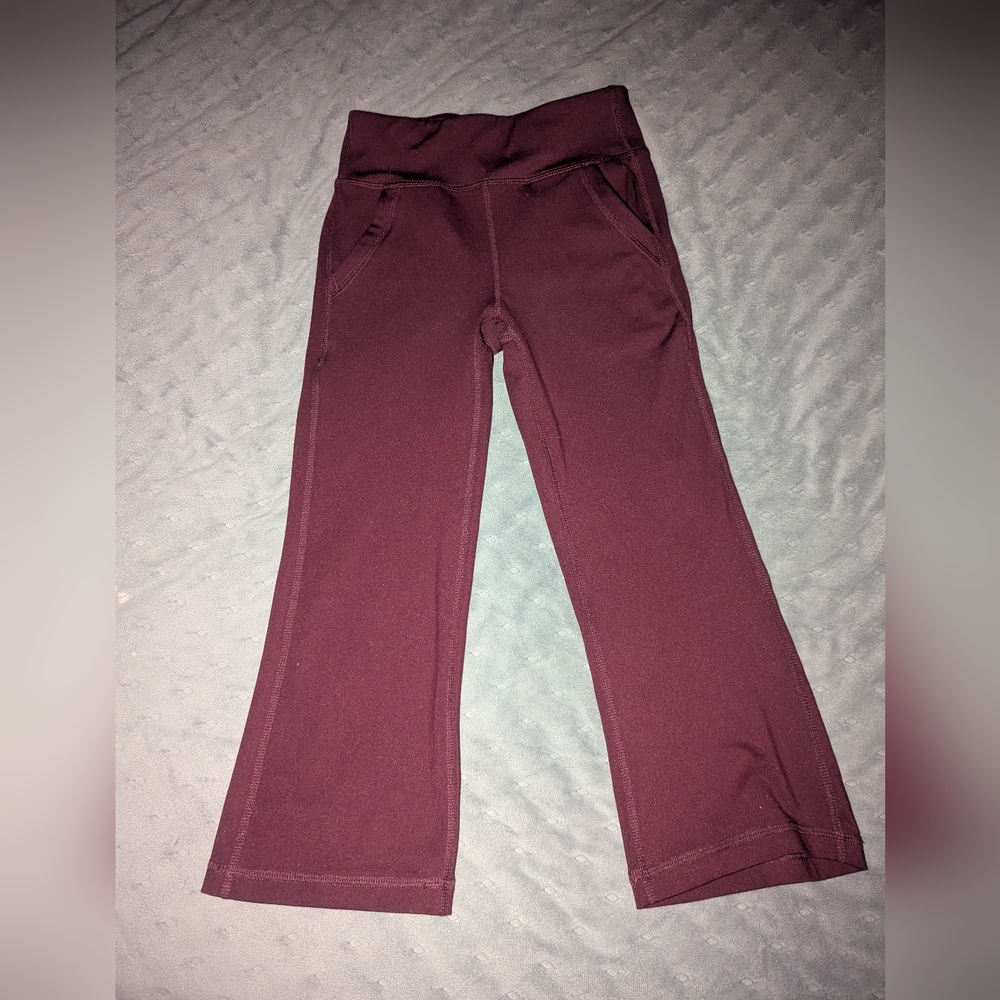 ✨5/$25 32 Degrees Burgundy Yoga Pants | Girls 5T | NWOT